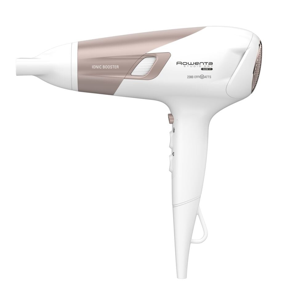 Rowenta Cv5830 Studio Dry 2300w Blanco Secador De Pelo Con Difusor Generador Iónico