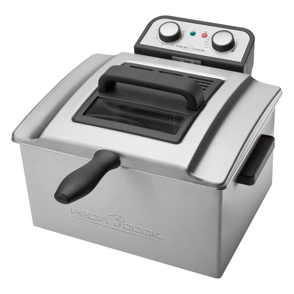 EAN 4006160011203 - ProfiCook PC-FR 1038 Doble 5 L Independiente 3000 W Freidora Plata imagen 1