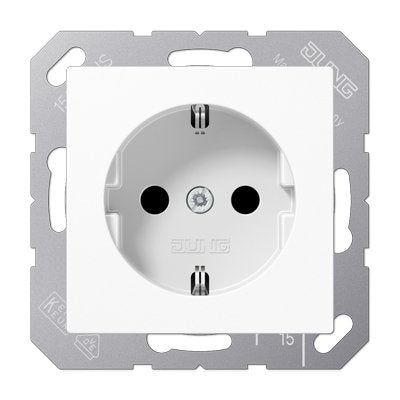 Jung A1520bfkiww Schuko Toma De Corriente Resistente A Roturas Blanco Alpino