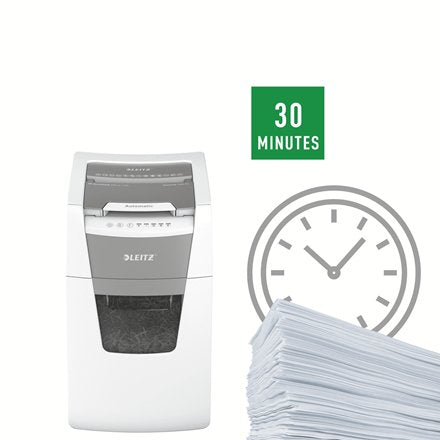 EAN 4002432124107 - Leitz 80130000 triturador de papel Corte cruzado 55 dB 22 cm Gris, Blanco imagen 10