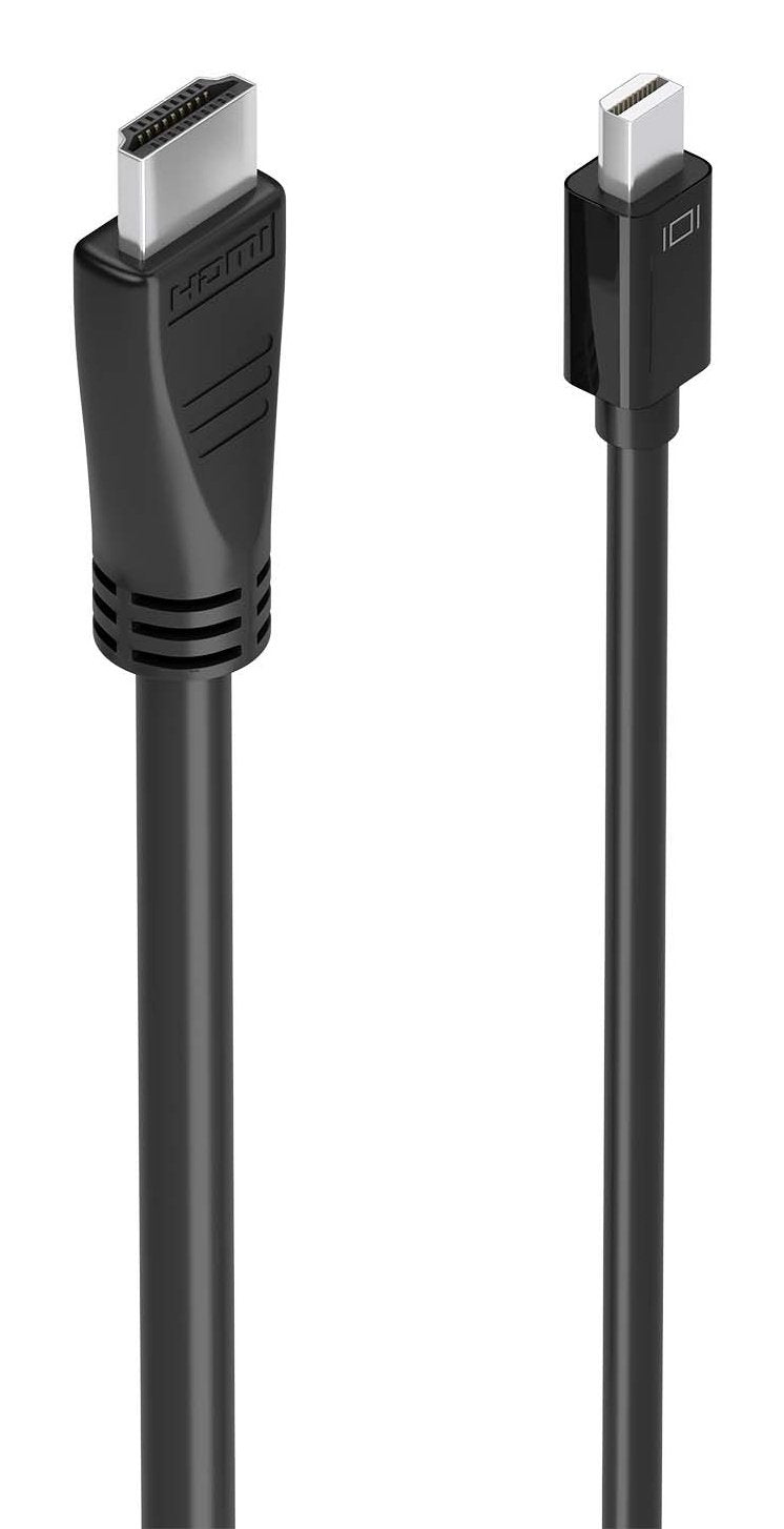 Aisens Cable Conversor Mini Dp A Hdmi 4k@60hz, Mini Dp/M-Hdmi/M, Negro, 5.0m