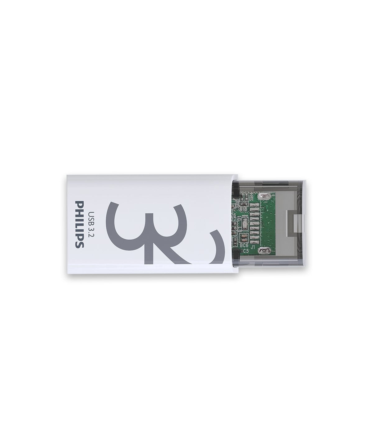 EAN 4895229114937 - Philips Click unidad flash USB 32 GB USB Tipo C 3.2 Gen 1 (3.1 Gen 1) Transparente, Blanco imagen 1