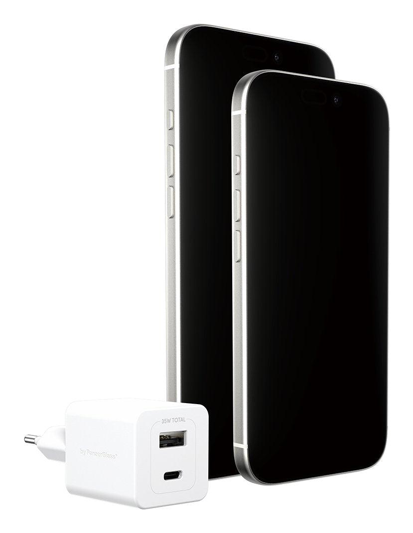 EAN 5715685027550 - PanzerGlass EM94326 cargador de dispositivo móvil Smartphone Blanco Corriente alterna Carga rápida Interi imagen 4