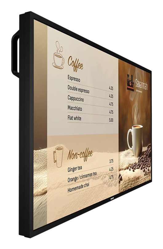 43" 800cd/M2 - 4k - Hdmi/Display Port/Rs232 - Ops