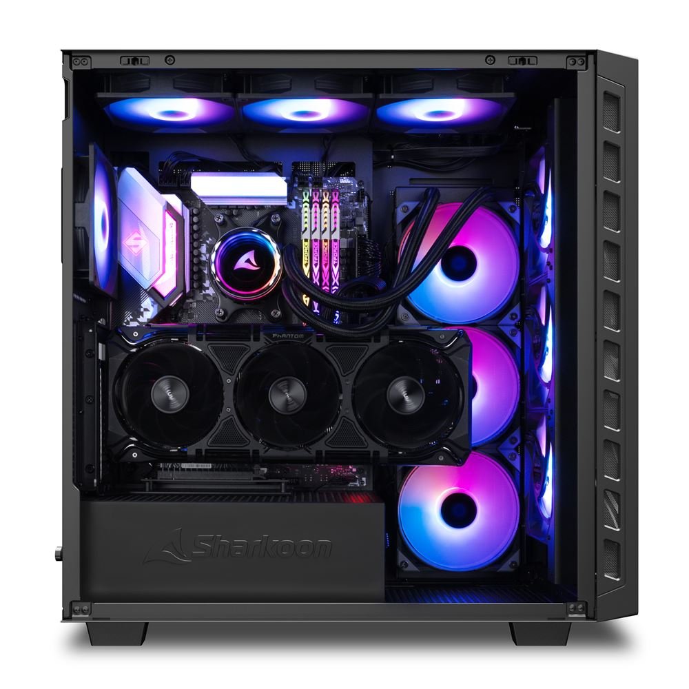 EAN 4044951041145 - Sharkoon REBEL C80M RGB Midi Tower Negro imagen 12