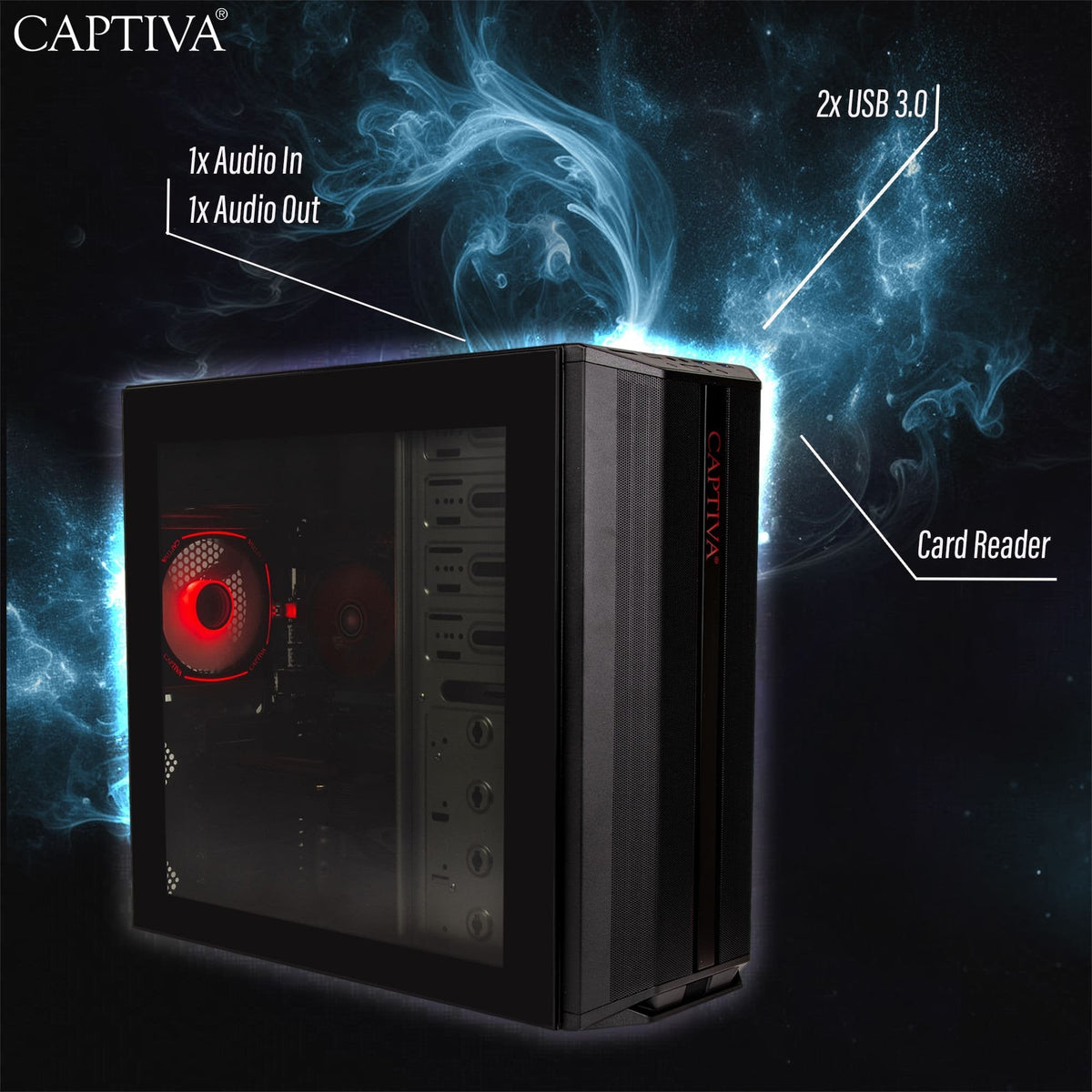 Captiva Advanced Gaming Pc R92-718 Amd Ryzen 5 5500 - Amd R5 - 3,6 Ghz