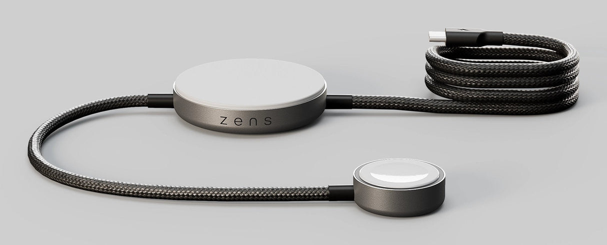 Zens Charging Cable Pro 2 Aluminum - Qi2 Apple Watch - Black
