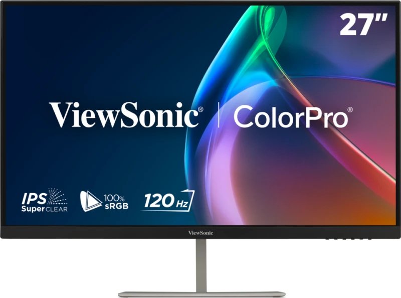 Monitor Pantone 27" 120hz 2k Qhd Validado 100 Srgb Y Calibrado De F Brica Con Usb-C De 90w. Blanco