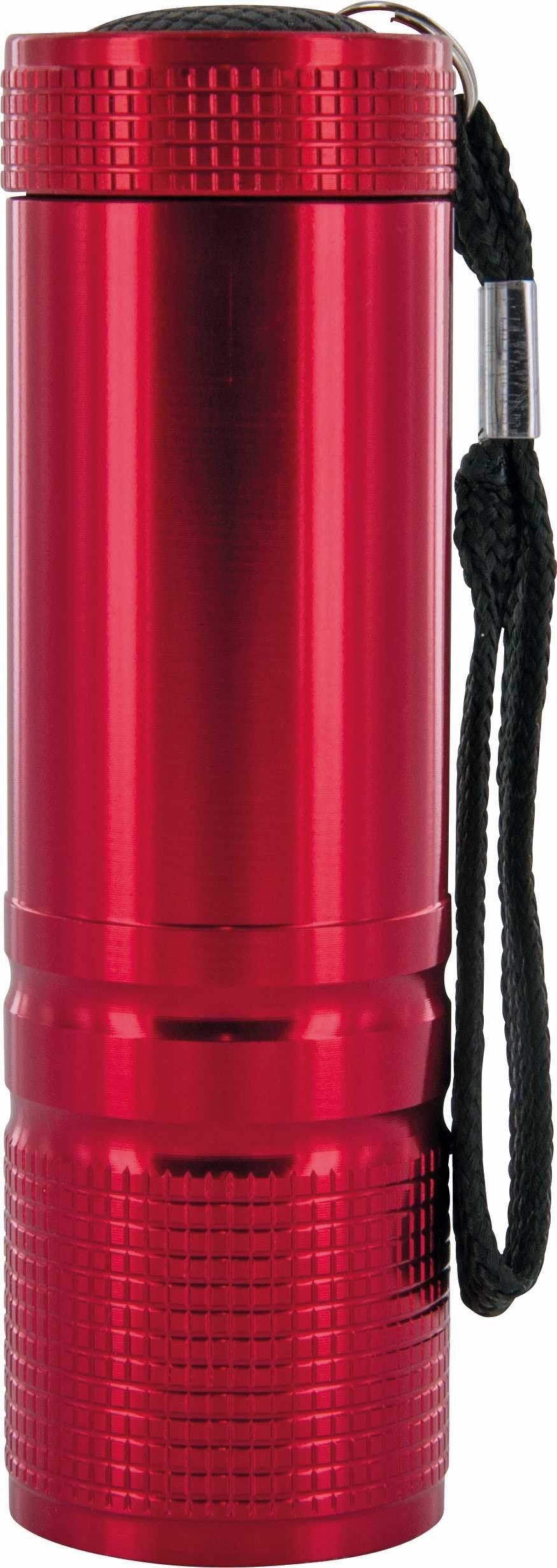 Mini Linterna Schwaiger Cob, 90 Lúmenes, Roja