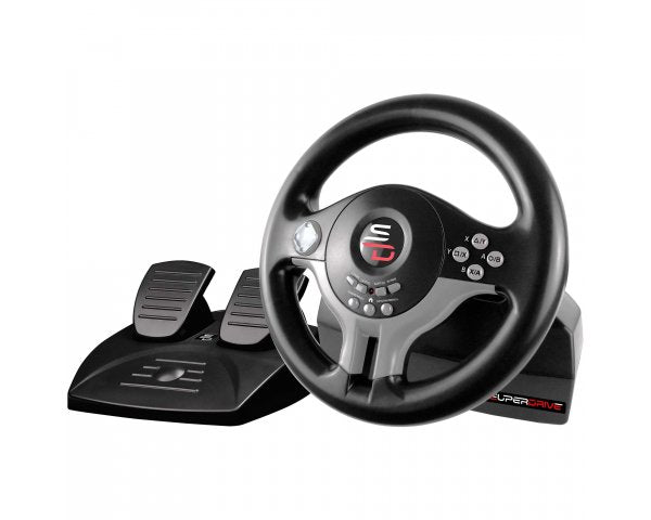 Subsonic - Superdrive - Rennlenkrad Lenkrad Driving Wheel Sv200 Con Pedalen Und Schaltpaddles Para Nintendo Switch - Ps4 - Xbox One - Pc