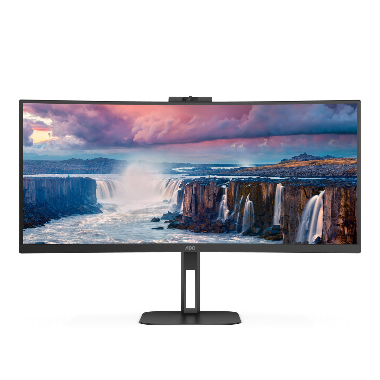 Monitor Led 34" Aoc Curvo Cu34v5cw/Bk Negro