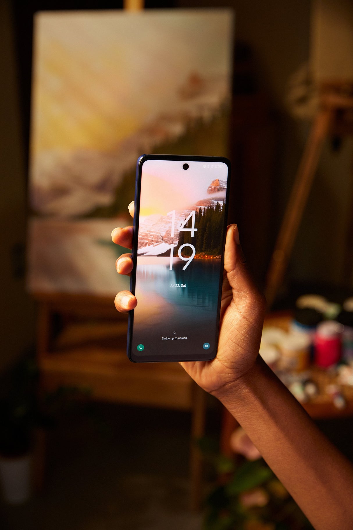 Smartphone Tcl 40 Nxtpaper 8gb 256gb 6.78' Azul Medianoche