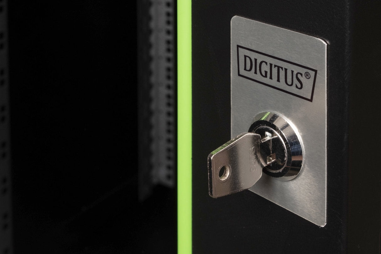 Caja Mural Digitus 20u 998x600x600 Color Negro