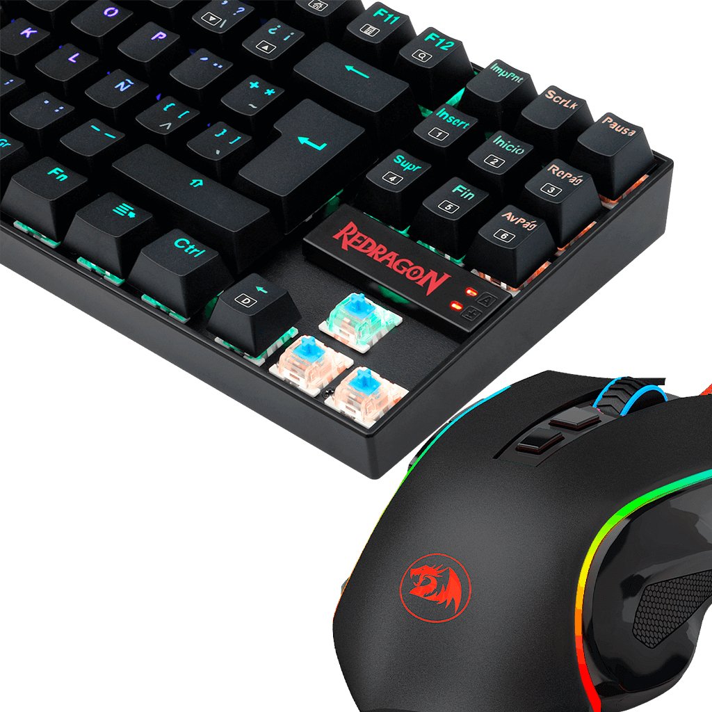 Redragon Combo Teclado+Ratón K552rgb+M607 Español