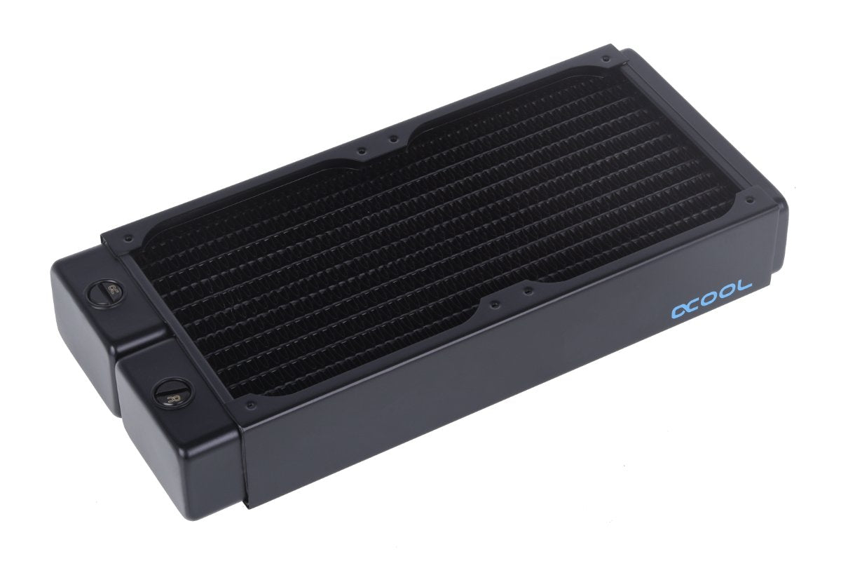 Alphacool Nexxxos Xt45 Bloque De Radiador Negro, Bloque De Radiador, Cobre, Metal, Negro, 1/4", 1,5 Bar, 12 Cm