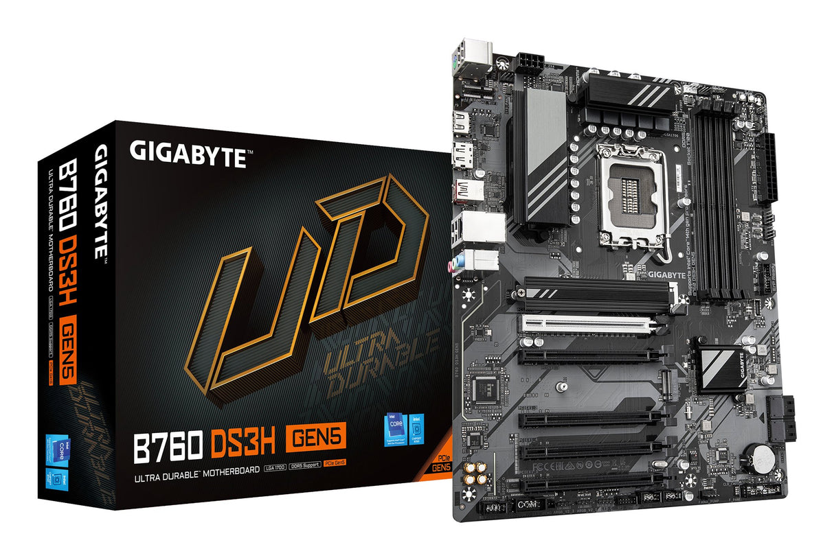 EAN 4719331872892 - GIGABYTE B760 DS3H GEN5 placa base Intel B760 Express LGA 1700 ATX imagen 1