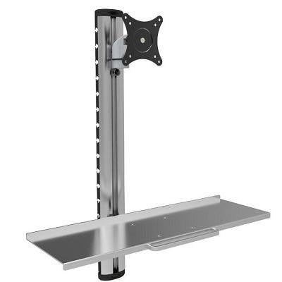 EAN 8054529028276 - Techly ICA-PLW 01 soporte para monitor 68,6 cm (27") Pared Plata imagen 1
