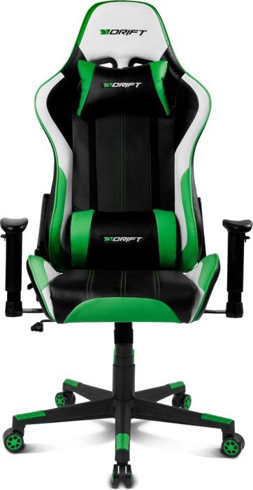 EAN 8436587972171 - DRIFT DR175 Silla para videojuegos universal Asiento acolchado Negro, Verde, Blanco imagen 1