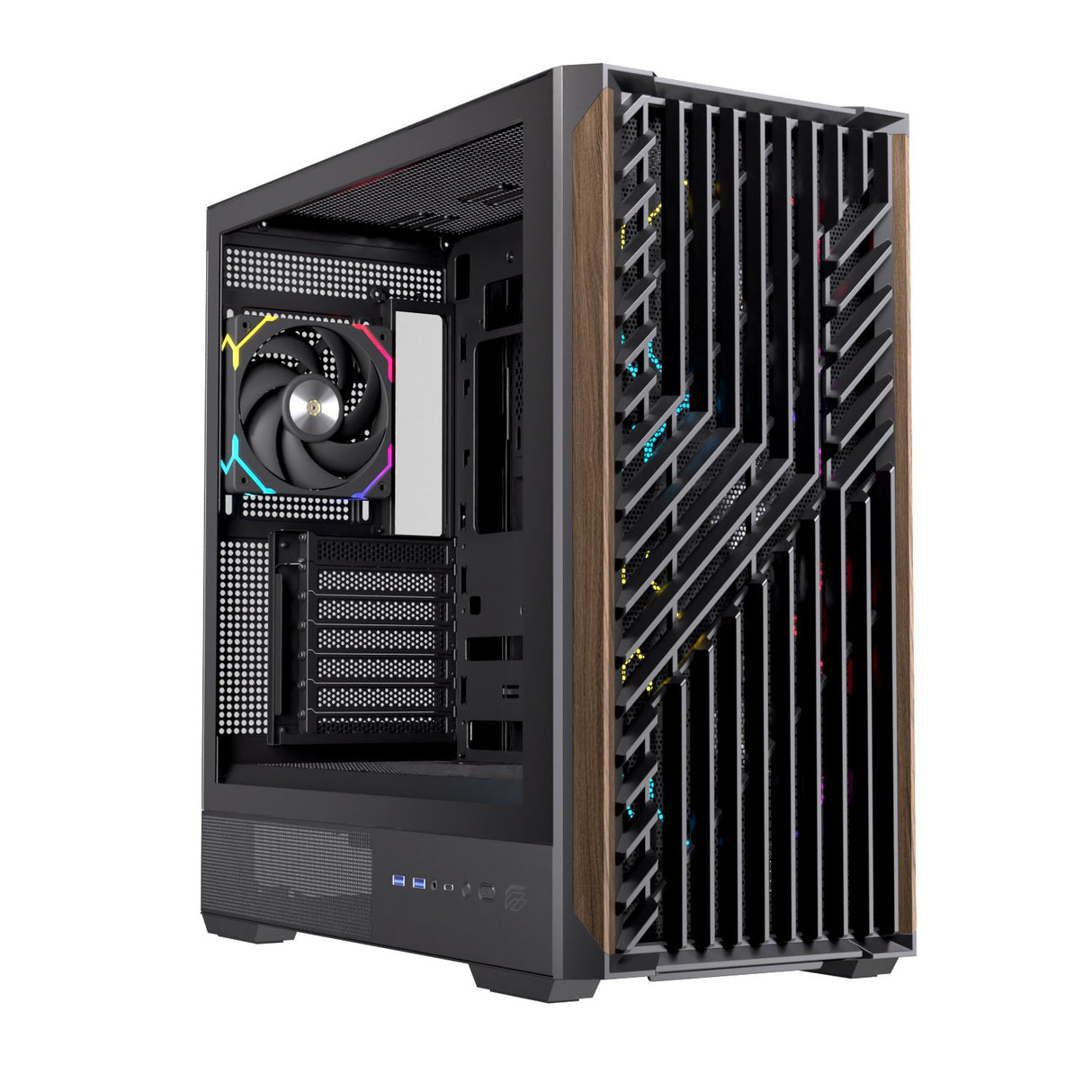 EAN 6977277360059 - Einarex EXCS-PL-800R-B carcasa de ordenador Midi Tower Negro imagen 1