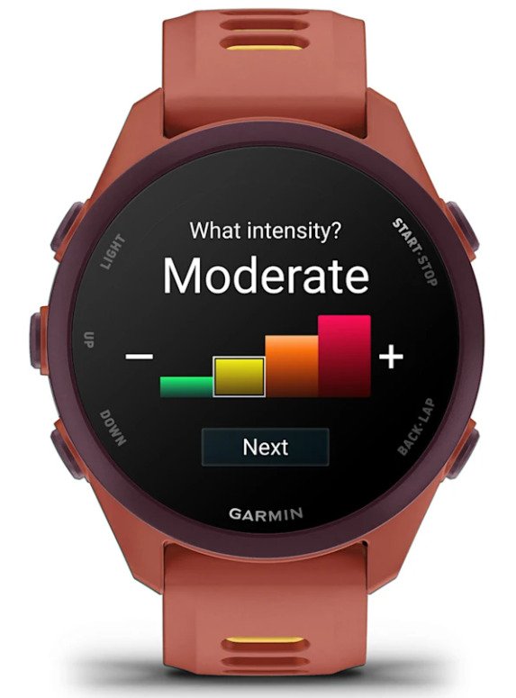 Garmin Forerunner 170 Music 3,05 Cm (1.2") Amoled 42 Mm Digital 390 X 390 Pixeles Pantalla Táctil Rosa Gps (Satélite)