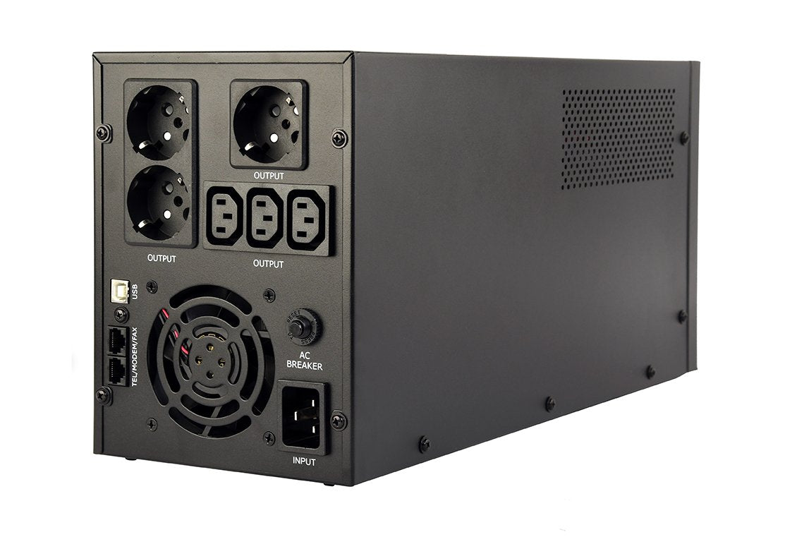 EAN 8716309124744 - Gembird EG-UPS-036 sistema de alimentación ininterrumpida (UPS) Línea interactiva 3 kVA 1800 W 6 salidas imagen 3