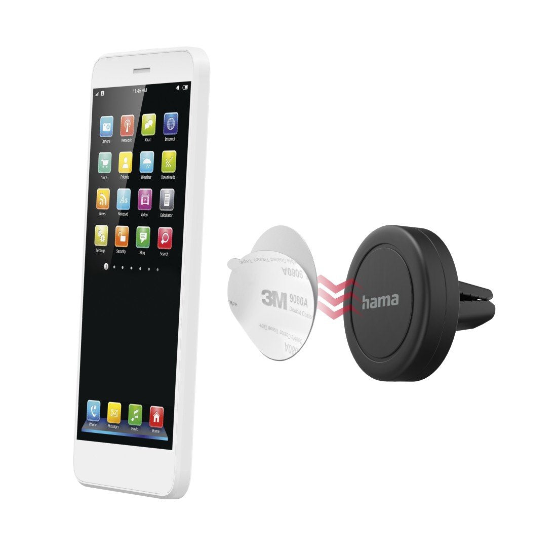 EAN 4047443488237 - Hama Magnet Soporte pasivo Teléfono móvil/smartphone Negro imagen 3