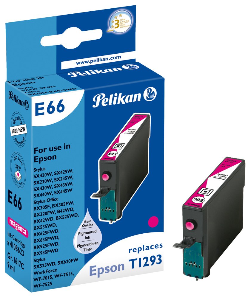 Tinta Pelikan Epson E66 T129 Magenta Compatible