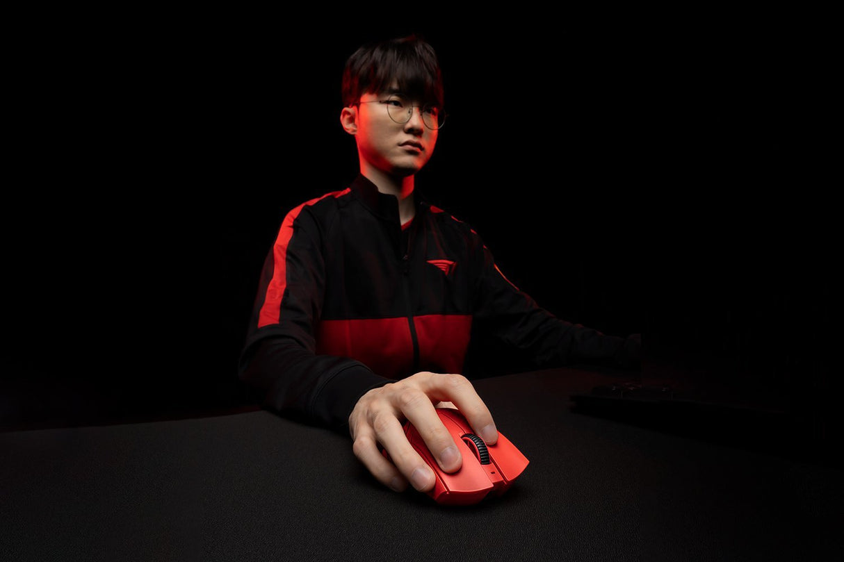 EAN 8886419334293 - Razer DeathAdder V3 Pro Faker Edition ratón Juego mano derecha RF Wireless + USB Type-C Óptico 30000 DPI imagen 5