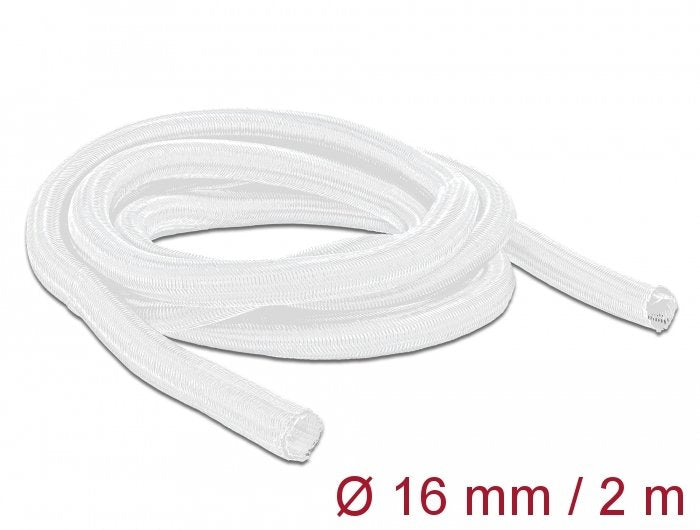 Geflechtschlauch Selbstschliessend 2 M X 16 Mm Weiss