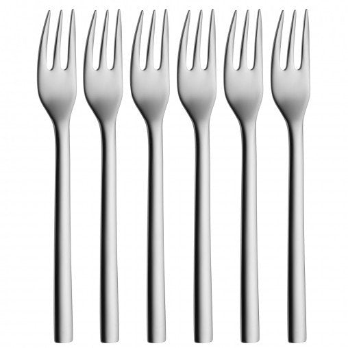 Wmf 1291666046 Nuova Kuchengabel Set 6-Teilig, 16 Cm