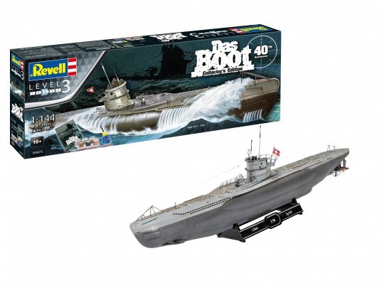 EAN 4009803056753 - Revell Das Boot Collector's Edition - 40th Anniversary Maqueta de navío de línea Kit de montaje 1:144 imagen 2