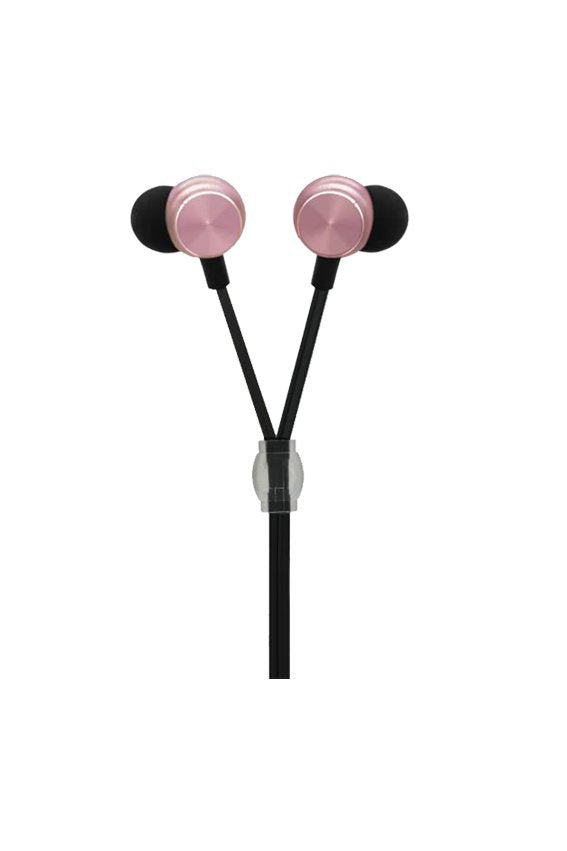 Auriculares Estéreo Internos 2go "Luxury" - Estilo Rosa Con Cremallera
