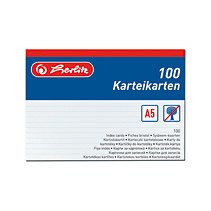 EAN 4008111150504 - Herlitz 1150507 ficha Blanco 100 pieza(s) imagen 2