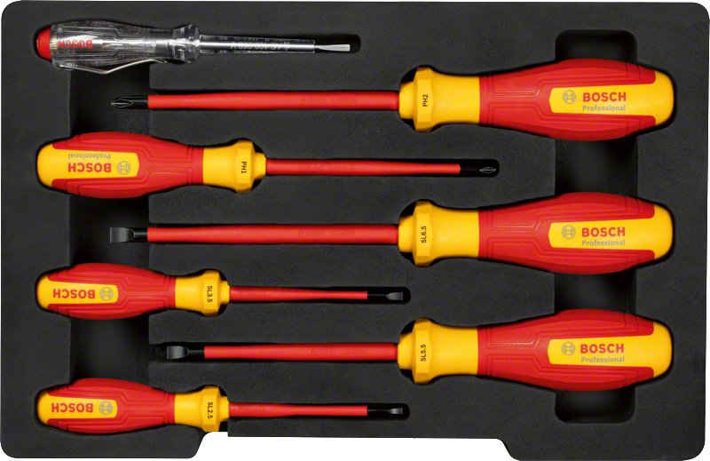 EAN 4053423246742 - Bosch 1.600.A02.NF7 Juego Destornillador plano imagen 2