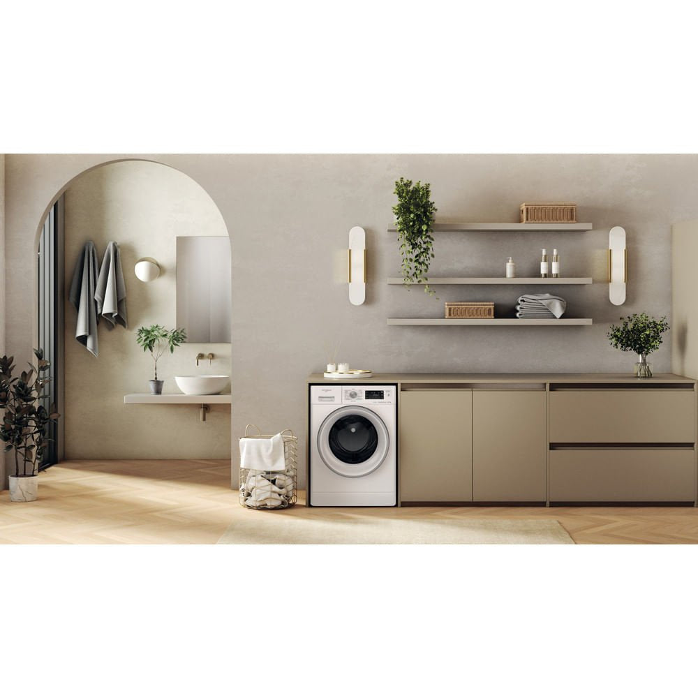 EAN 8003437057328 - Whirlpool FFWDB 864489 SV EE lavadora-secadora Independiente Carga frontal Blanco imagen 5