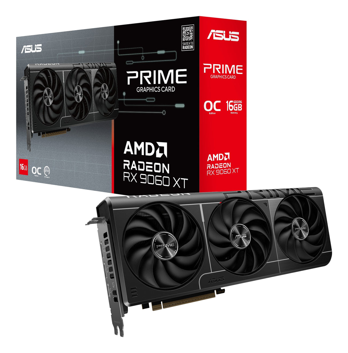 EAN 4711387994214 - ASUS Prime Radeon RX 9060 XT O16G AMD 16 GB GDDR6 imagen 10