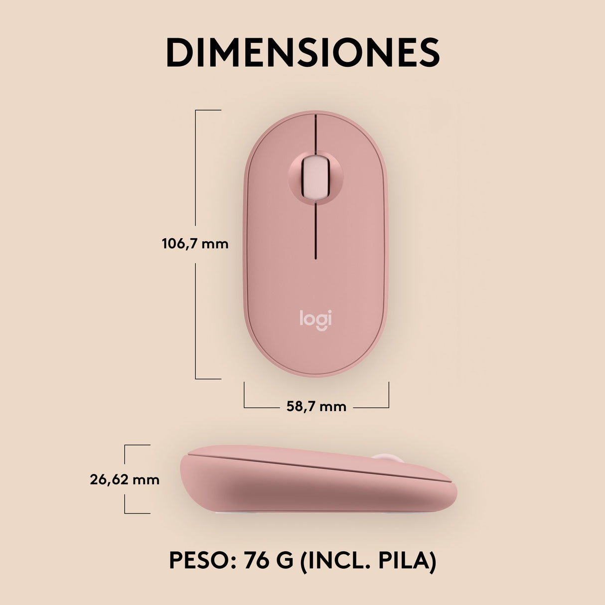 EAN 5099206110410 - Logitech 910-007014 ratón Viajes Ambidextro RF Wireless + Bluetooth Óptico 4000 DPI imagen 17
