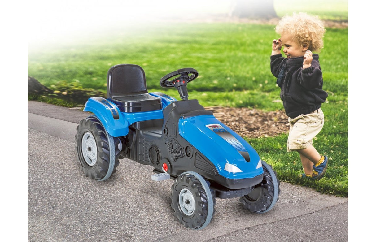 Tractor De Pedal Jamara Rueda Grande Azul