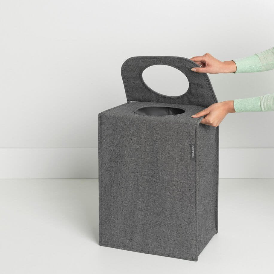 Brabantia 120381 Cesto Para Ropa 55 L Rectangular Negro