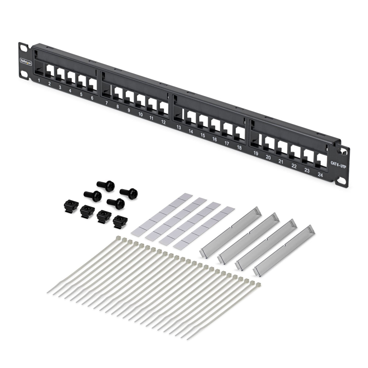 1u Blank Keystone Patch Panel24