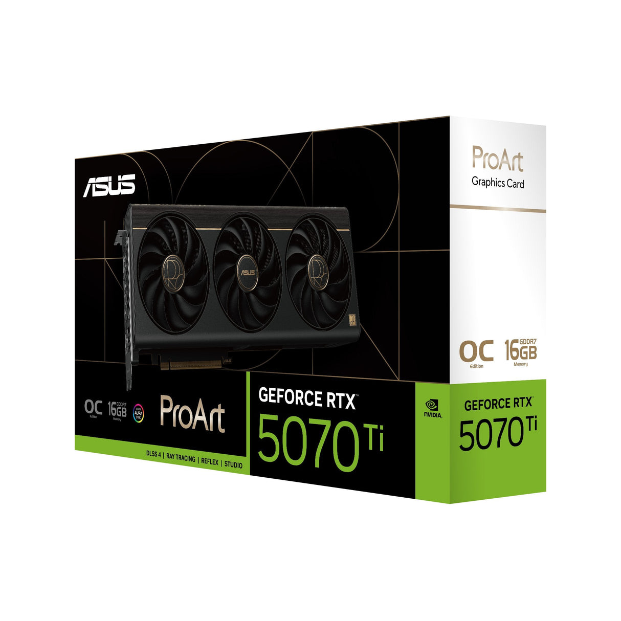 Graphics Card Asus Nvidia Geforce Rtx 5070 Ti 16 Gb Gddr7 256 Bit Pci Express 5.0 Active Proart-Rtx5070ti-O16g