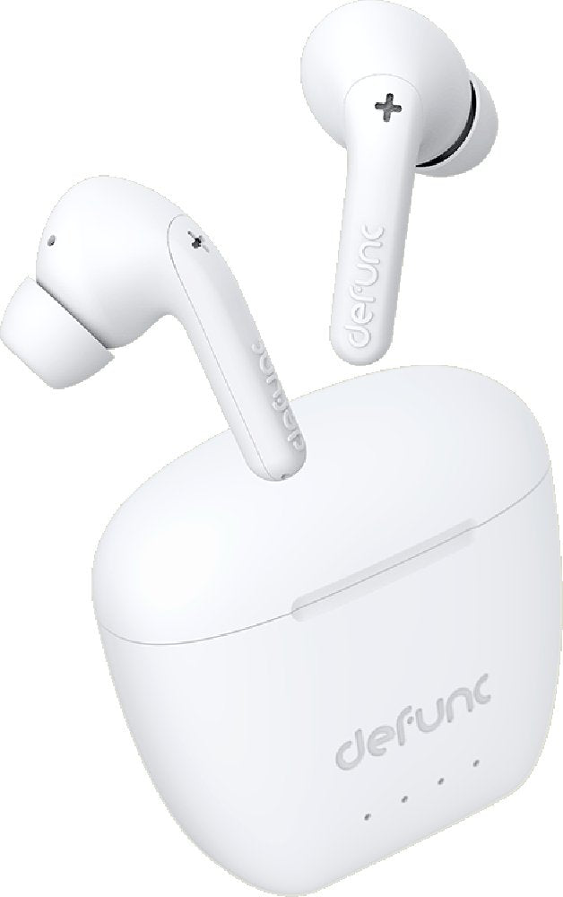 Defunc True Audio Earbuds, In-Ear, Wireless, White