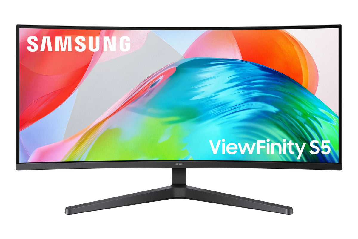 Monitor Profesional Ultraparonámico Curvo Samsung 34" Viewfinity S S34h550gau 34' Uwqhd Negro