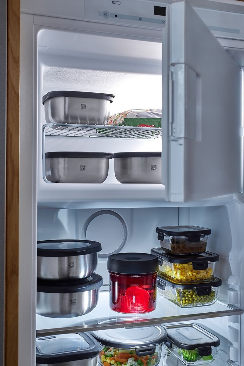 EAN 4006664127769 - GEFU 12776 recipiente de almacenar comida Rectangular Contenedor 2,6 L Negro, Acero inoxidable 1 pieza(s) imagen 7