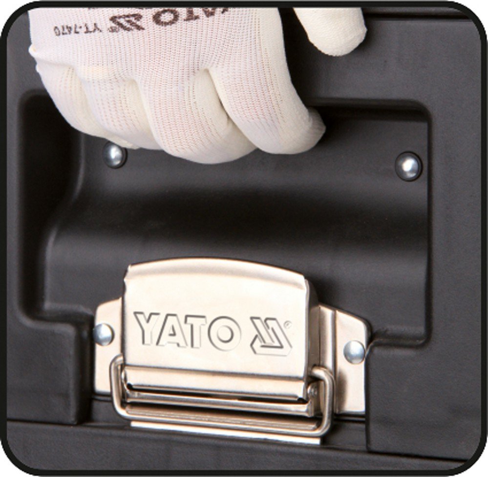 EAN 5906083091070 - Yato YT-09107 pieza pequeña y caja de herramientas Metal Negro, Rojo imagen 3