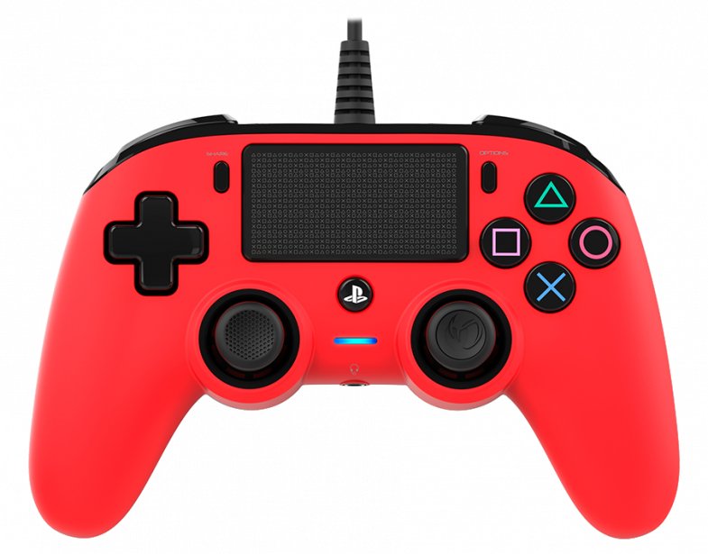 Nacon Gamepad Ps4 Rojo Ps4ofcpadred