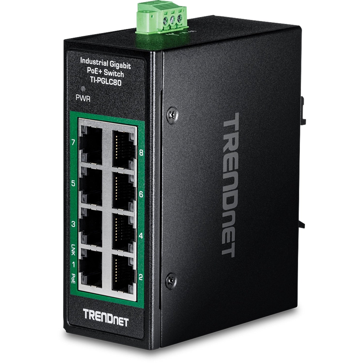 Trendnet 8-Port Indumrial Gigabit Poe+ Din-Rail Mini Switch