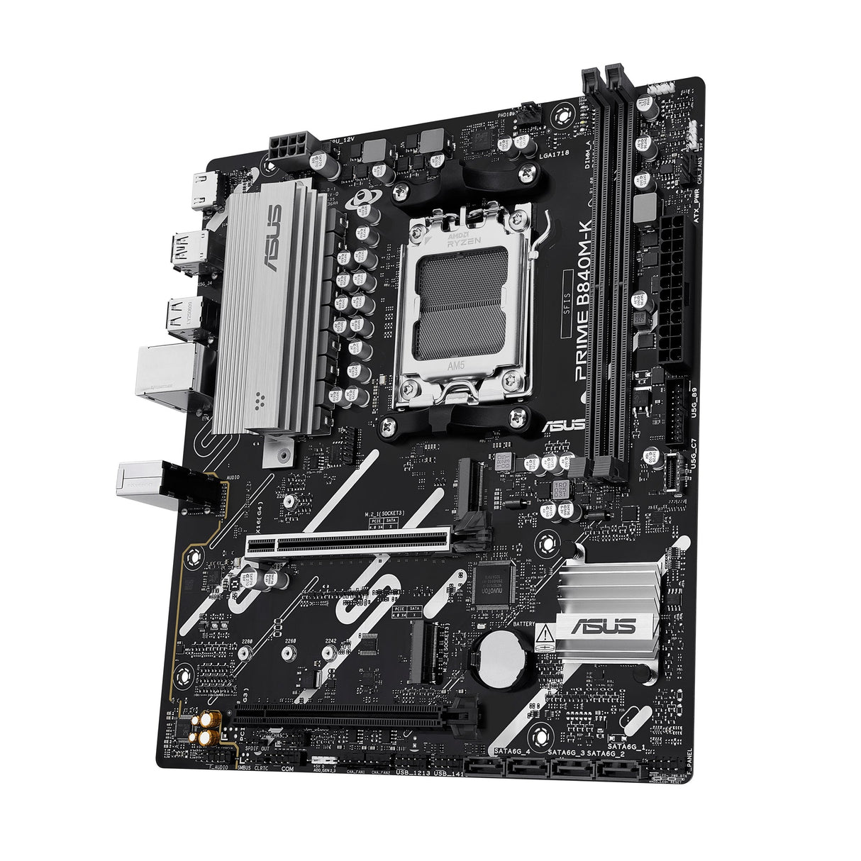 Placa Base Asus Prime B840m-K Amd,Am5,Ddr5,Matx 90mb1pk0-M0eay0