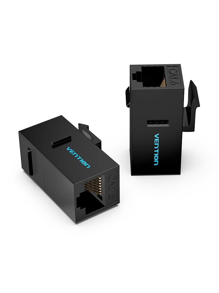 Adaptador Conector Rj45 Ipgb0-5 Cat6 Utp Rj45 Hembra Rj45 Hembra 5 Uds Negro