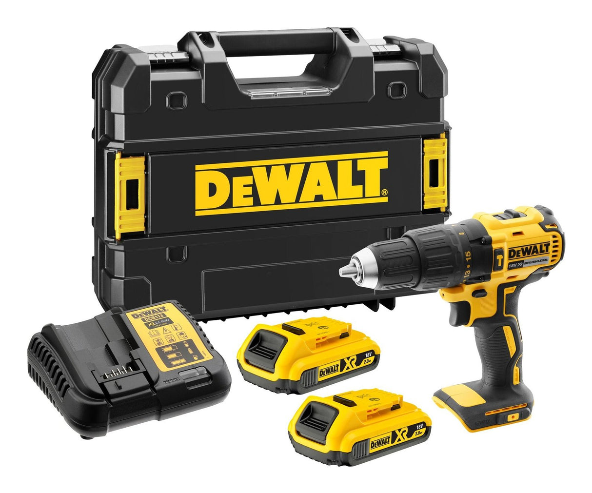 EAN 5035048690468 - DeWALT DCD778D2T-QW destornillador eléctrico y llave de impacto 1750 RPM Negro, Amarillo imagen 1